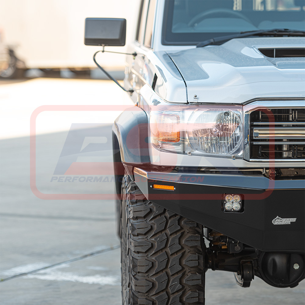 toyota land cruiser 70 series bull bar